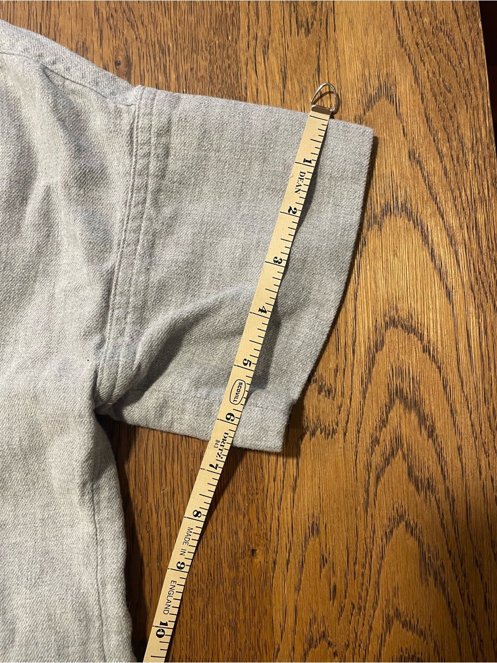 Madewell Gray Short Sleeve Button-Down Shirt - Picture 7 of 8